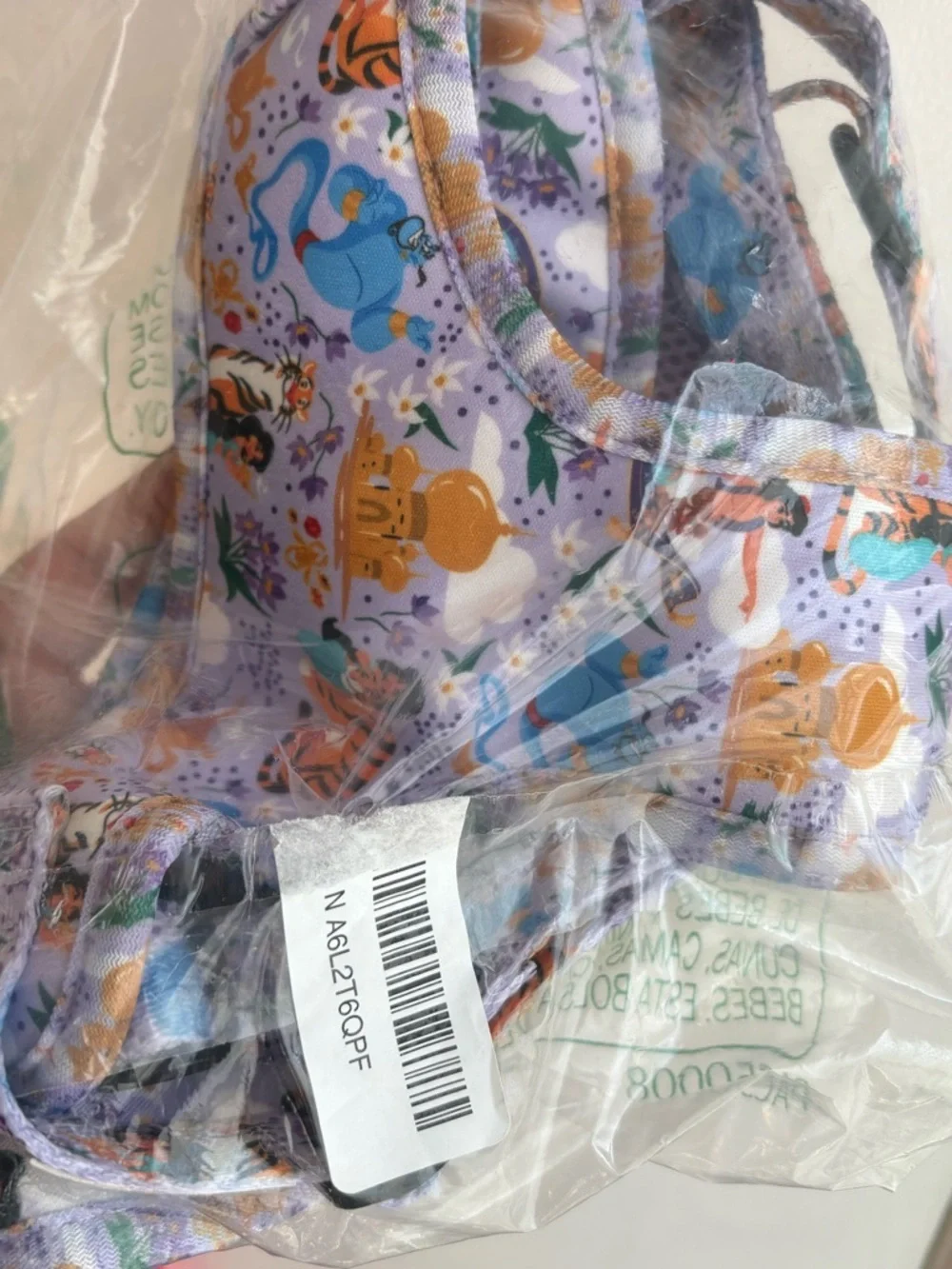 Sassy Woof X DISNEY'S JASMINE Lavender Dog Harness XL